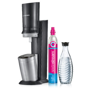Aparat për ujë me gaz SodaStream Crystal 3.0 / 1 Glass Carafe - Zezë