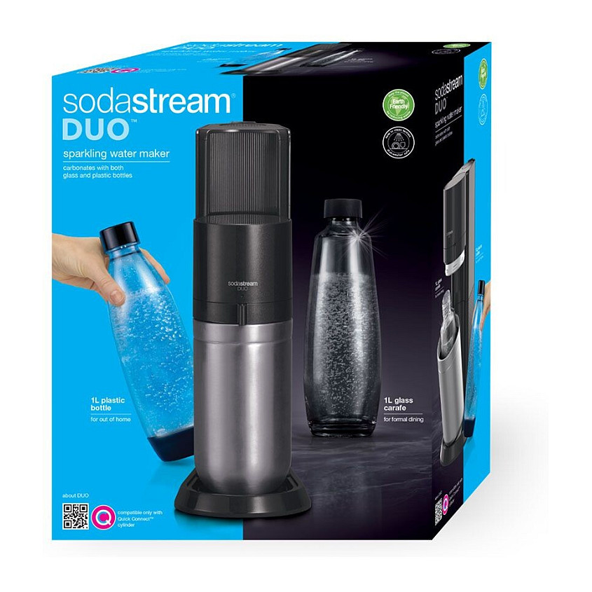 Aparat për ujë me gaz SodaStream Duo - Zezë - Figura 4