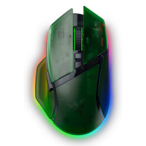 Maus Gaming Razer Basilisk V3 Pro 35K Phantom Ed. - Gjelbër