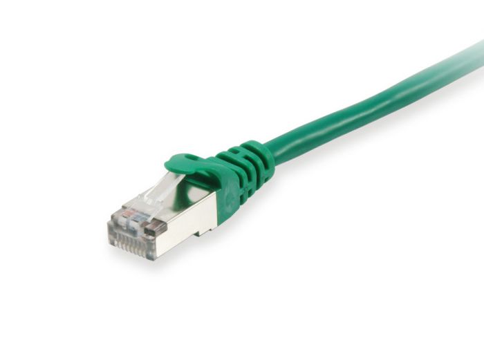 Kabllo për Rrjet Equip Patch Cable Cat5e / SF/UTP / 2xRJ45 / 3.00m / Polybag - Gjelbër
