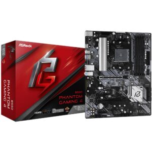 Pllakë Amë MB AMD ASROCK B550 PHANTOM GAMING 4 (AM4) (D)