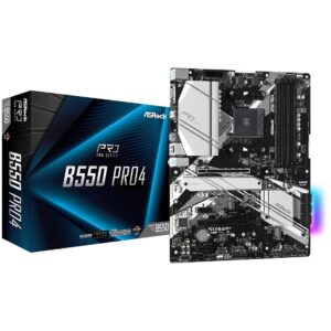 Pllakë Amë MB AMD ASRock B550 Pro4 AM4 ATX VGA/HDMI DDR4 retail
