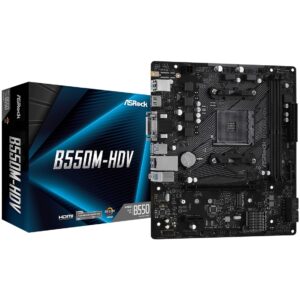 Pllakë Amë MB AMD AM4 ASRock B550M-HDV mATX