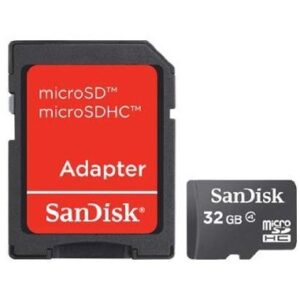 Kartë Memorie SD CARD 32GB MicroSDHC Sandisk C4