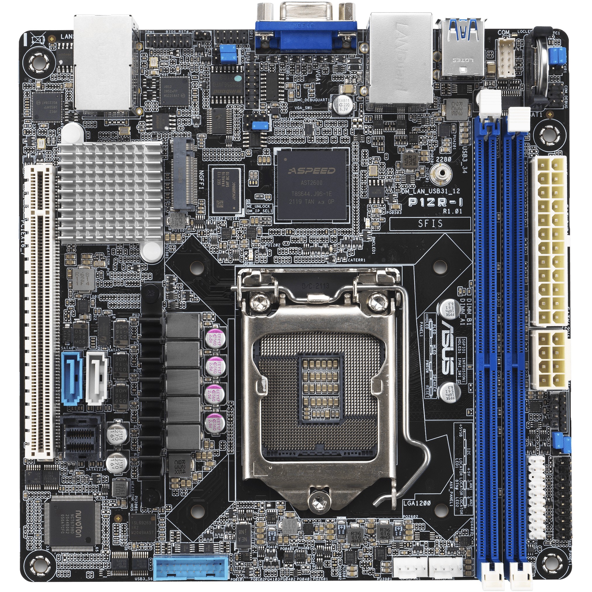 Pllakë amë ASUS P12R-I/ASMB10 mini-ITX 1x LGA 1200 DDR4 2x1G - Figura 2