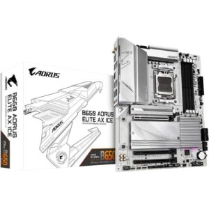 Pllakë Amë MB AMD AM5 Gigabyte B650 AORUS ELITE AX ICE