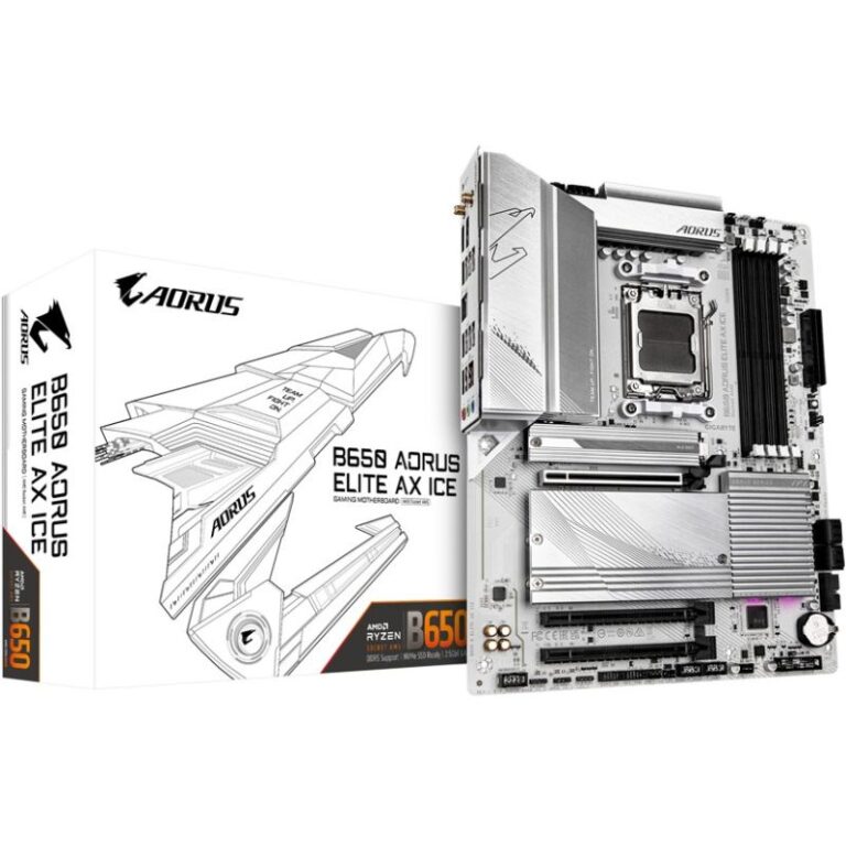 Pllakë Amë MB AMD AM5 Gigabyte B650 AORUS ELITE AX ICE