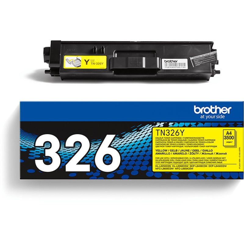 Toner Brother TN‑326Y / 3.500 faqe – Verdhë - Figura 3