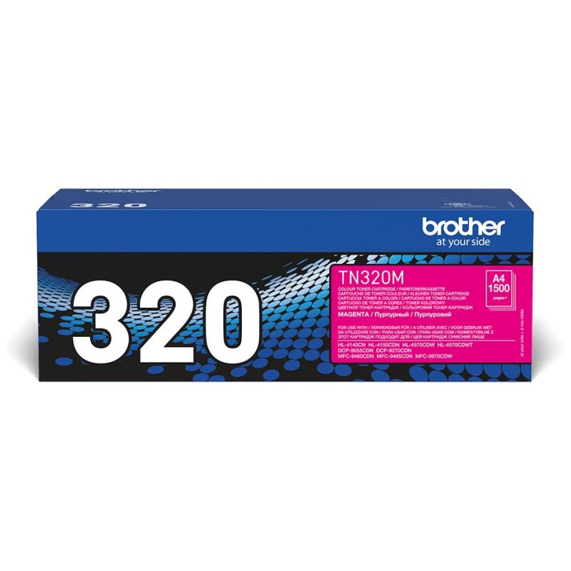 Toner Brother TN-320M Cartridge Original / Up to 1,500 Pages (ISO/IEC 19798 Compliant) - Rozë