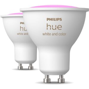 Dritë e mençur Philips Hue White & Color Ambiance GU10 Doppelpack 2x350lm
