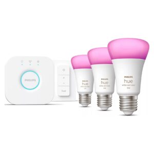 Philips Hue White & Color Ambiance E27 / 3Pack Starter Set 75 W