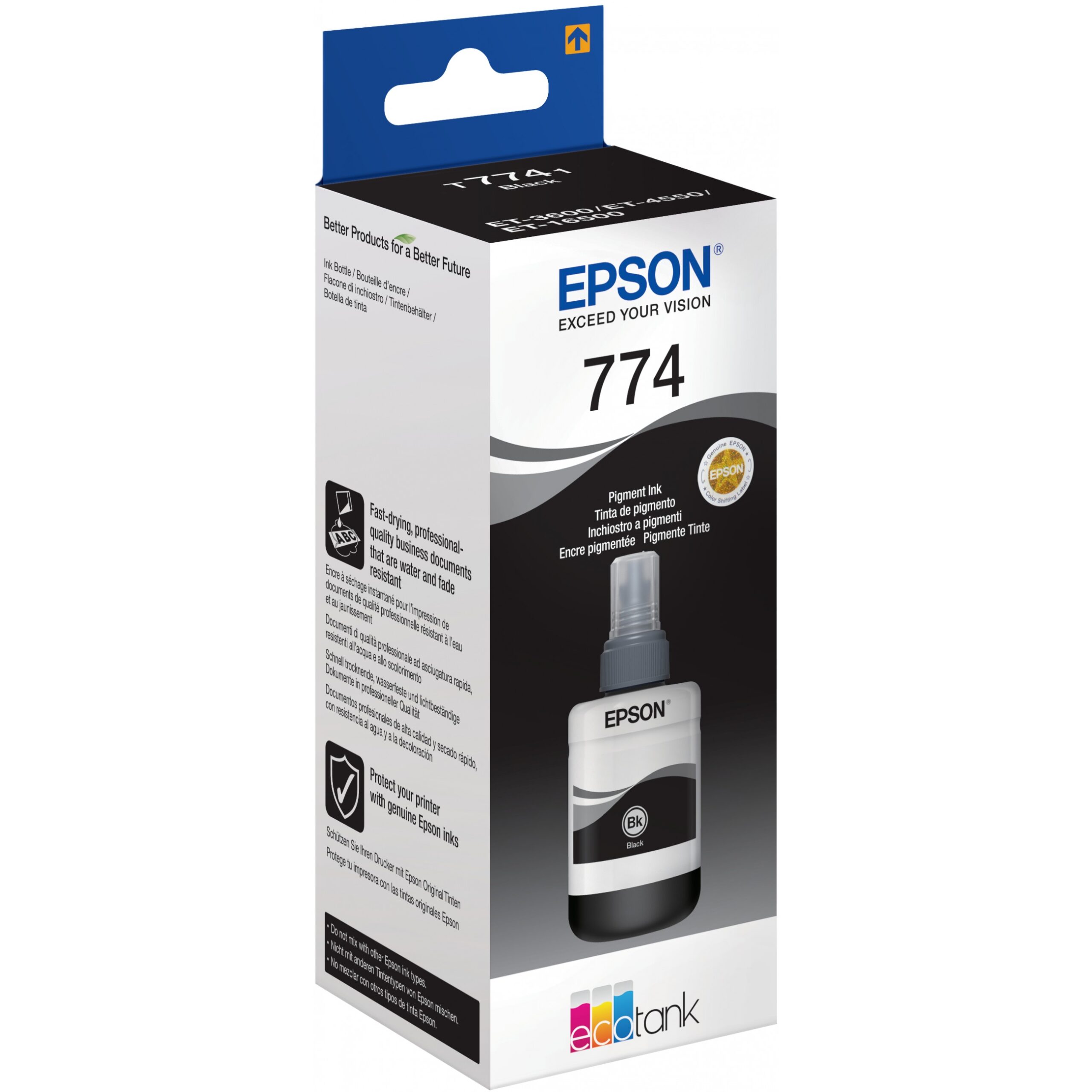 INK Epson C13T774140 deri në kapacitet standard sipas ISO/IEC 24711 - Zezë - Figura 2