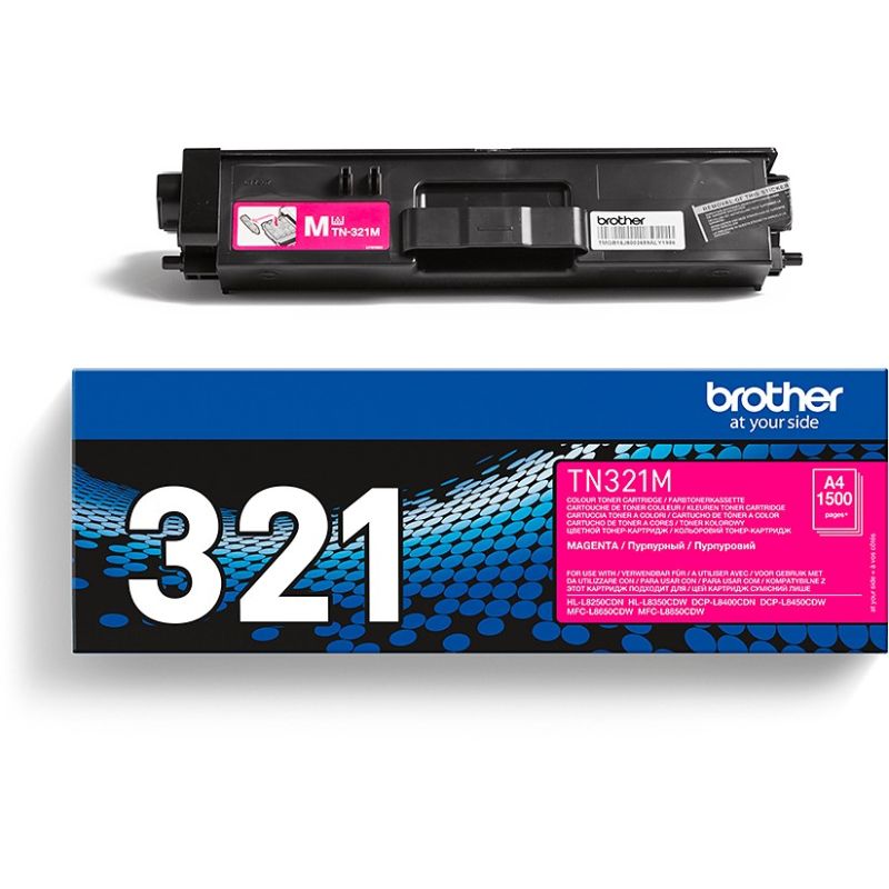 Toner Brother TN-321M Cartridge Original /Up to 1,500 Pages (ISO/IEC 19798 Compliant) - Rozë