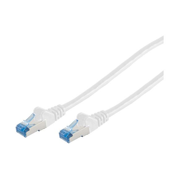Kabllo për Rrjet Cat6A S/FTP PiMF RJ45 / 1.0m – Bardhë