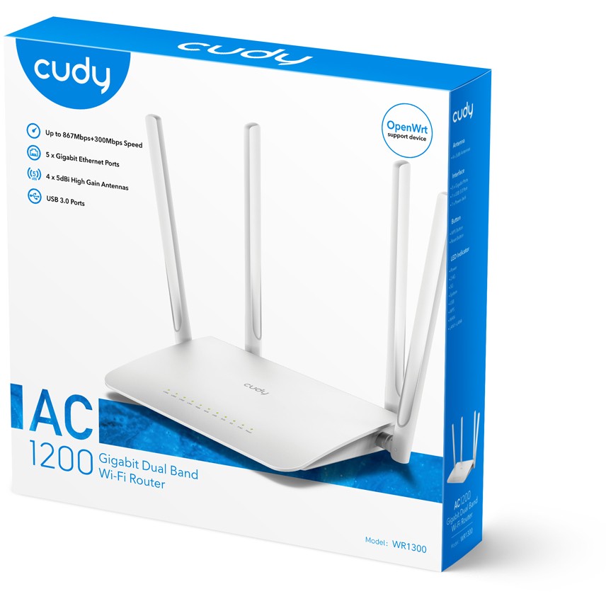 Ruter Cudy AC1200 Wi-Fi Mesh / Gigabit Ethernet - Figura 5