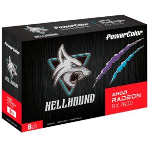 Kartelë Grafike AMD RX 7600 8GB PowerColor Hellhound Radeon GDDR6