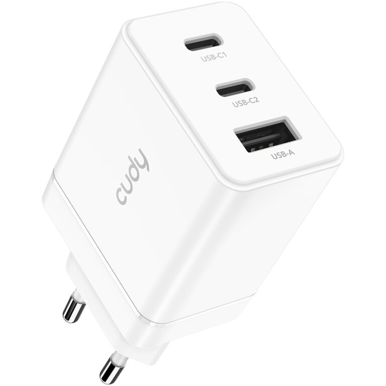 Adapter Cudy USB‑C / 67W / 3‑Port / EU Plug