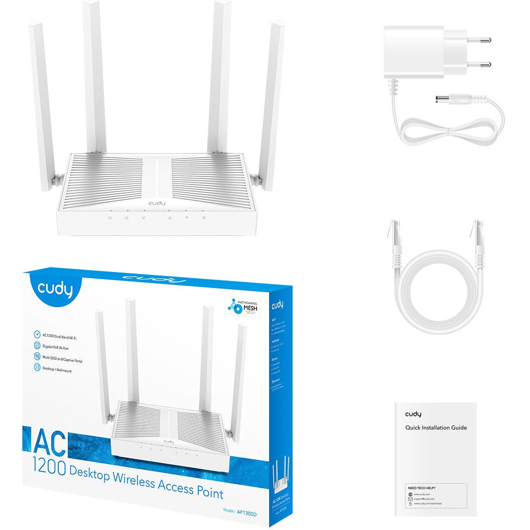 Access Point Cudy AC1300 Wireless Desktop - Figura 3