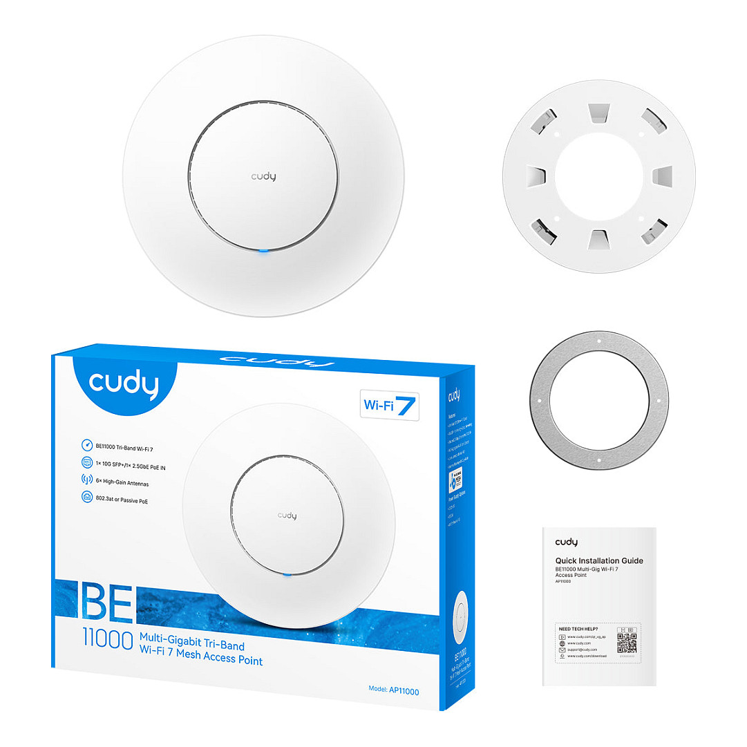 Access Point Cudy BE11000 / Tri‑Band Wi‑Fi 7 / 2.5G – Bardhë - Figura 5