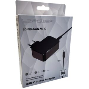 Adapter LC-Power 90W USB-C LC-NB-GAN-65-C
