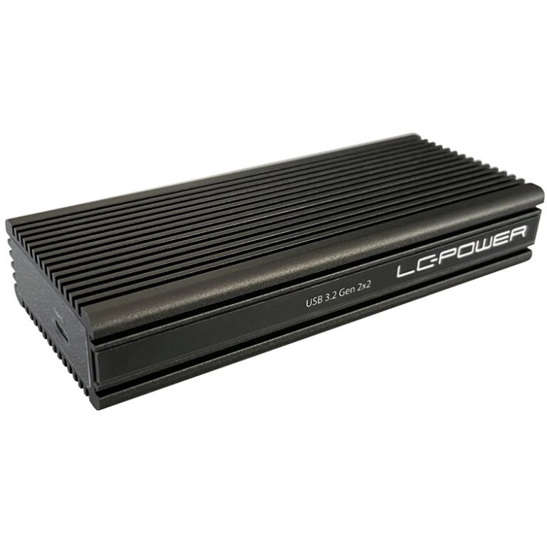 Këllëf për Disqe LC-Power NVMe M.2-SSD USB3.2 Gen2 LC-M2-C-NVME-2X2