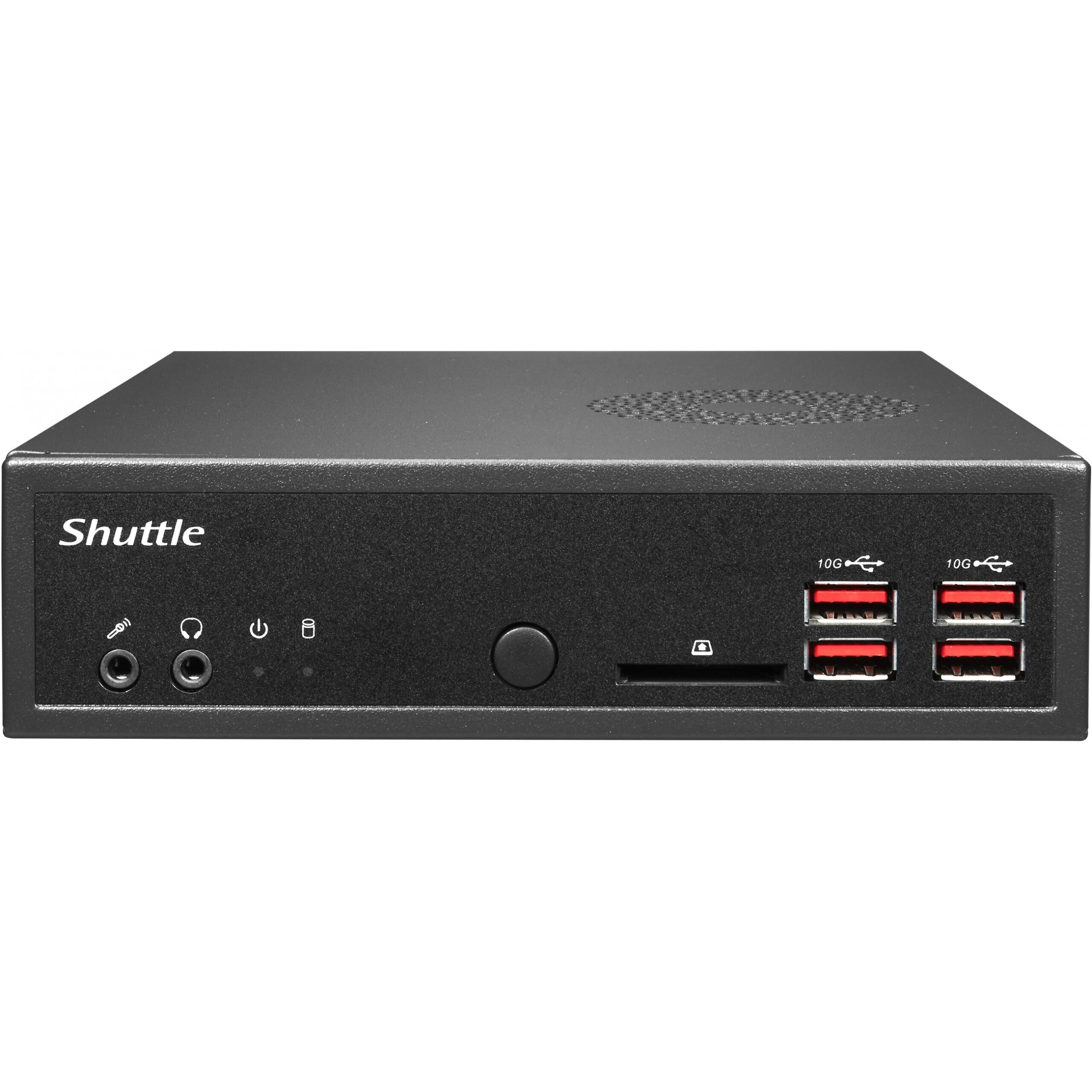 Mini Kompjuter Shuttle XPC Slim Barebone DH32U5 – Intel Core i5-1135G7 / Quad 4K HDMI / Dual LAN / Fanless / - Zezë - Figura 2