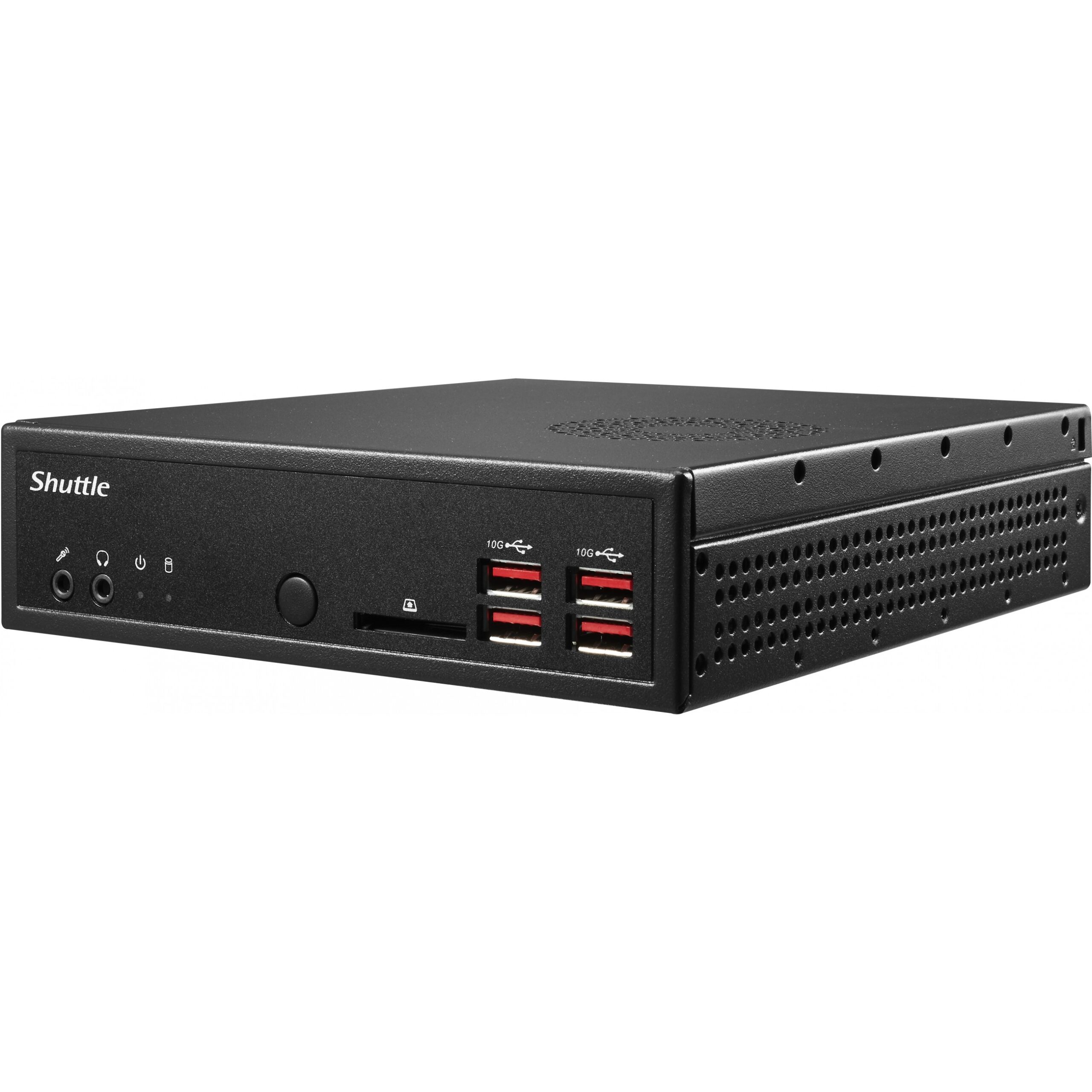Mini Kompjuter Shuttle XPC Slim Barebone DH32U5 – Intel Core i5-1135G7 / Quad 4K HDMI / Dual LAN / Fanless / - Zezë - Figura 5