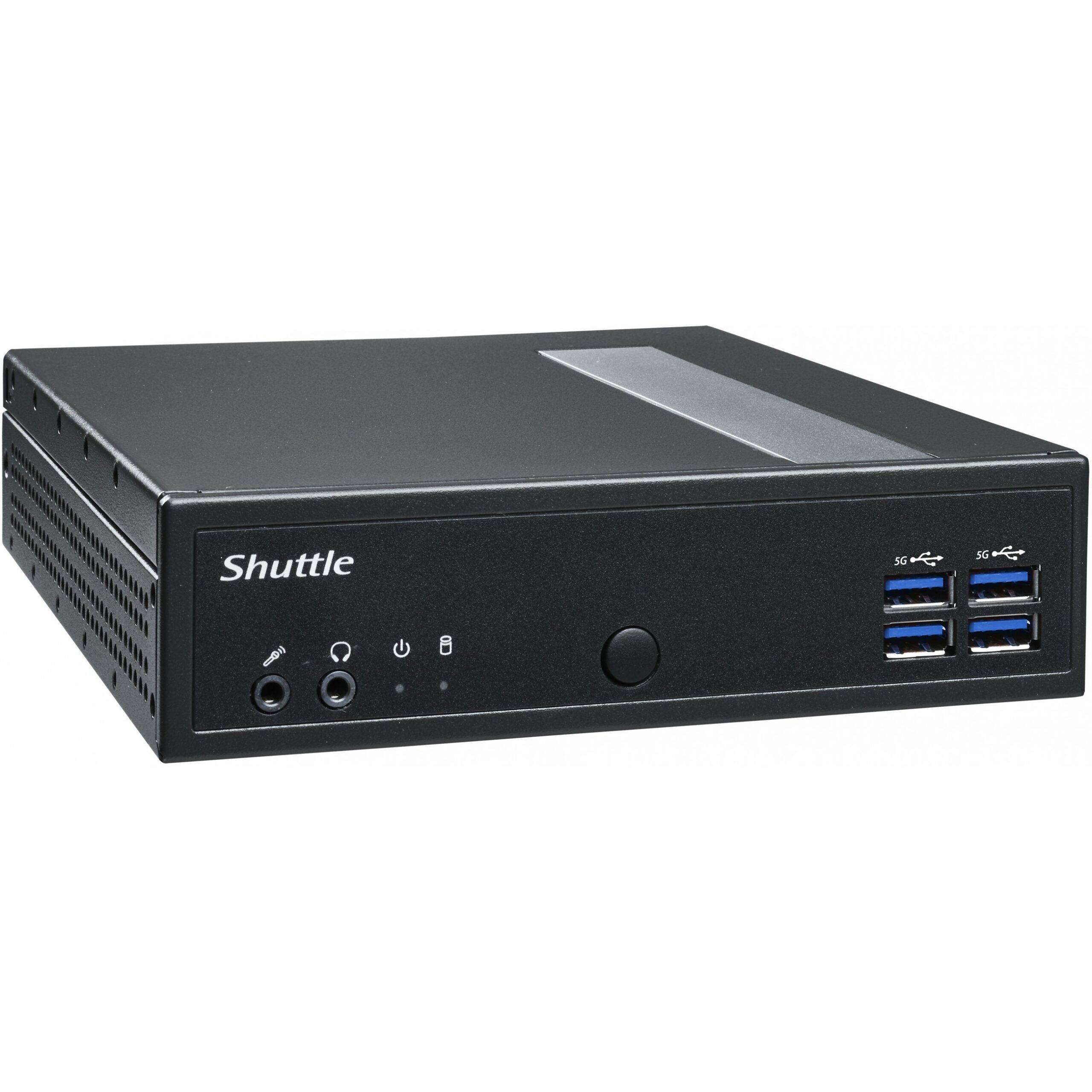 Mini Kompjuter Shuttle XPC Slim Barebone DL30N – Intel N100 / DDR5 / Dual 2.5G LAN / Fanless Design - Zezë - Figura 2