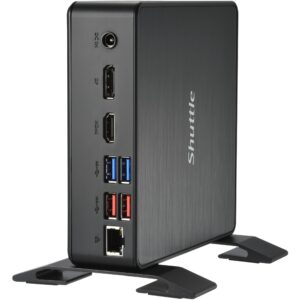 Mini Kompjuter Barebone ShuttleBarebone NC40U5 Black (Core i5-1235U) 24/7. Dual Video. Ultra HD