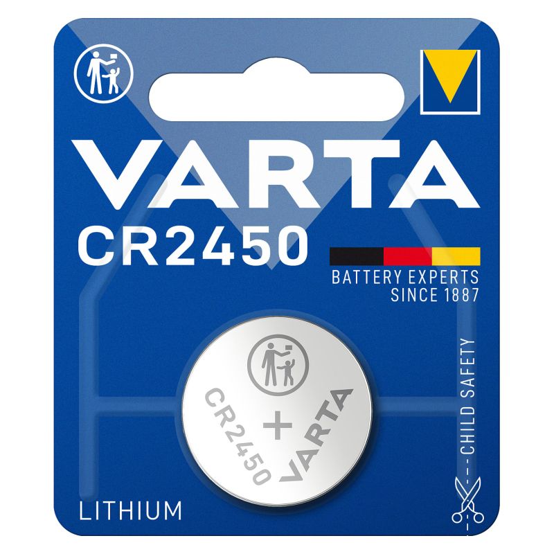 Bateri Button Varta CR2450 Lithium 3V / 1-Pack - Figura 2