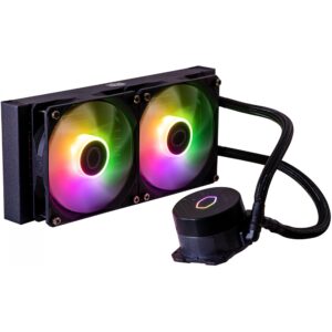 Ftohës me ujë Cooler Master MasterLiquid Lite 240L Core ARGB, i zi