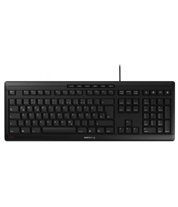Tastierë me kabllo CHERRY STREAM KEYBOARD / BE-Layout - Zezë
