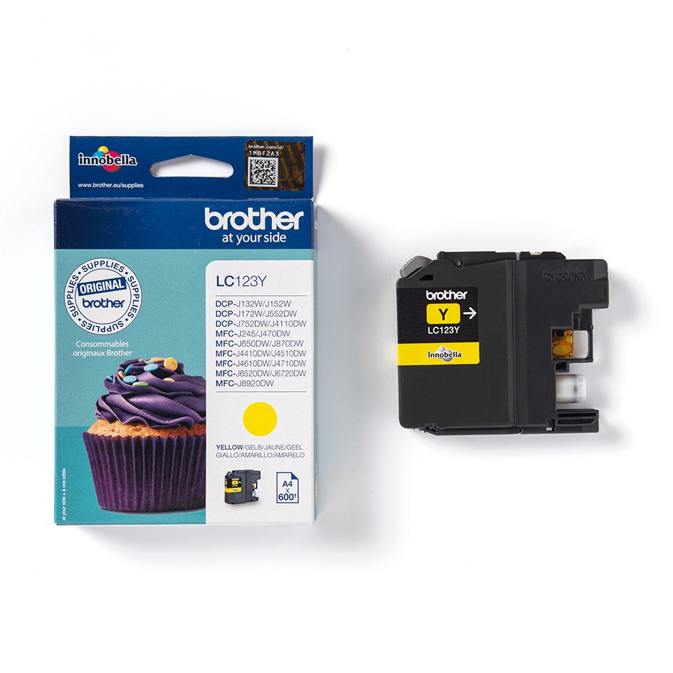 INK Brother LC-123Y Ink Cartridge/ up to 600 pages (ISO/IEC 24711) – Verdhë - Figura 3