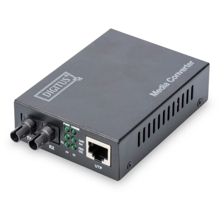 Aksesorë për rrjet DIGITUS Media Converter / Gigabit Multimode / RJ45-ST