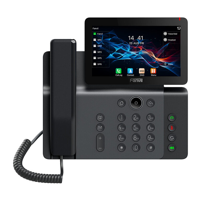 Telefon IP Fanvil V66 me SIP / PoE / Gigabit / WiFi / Bluetooth - Zezë