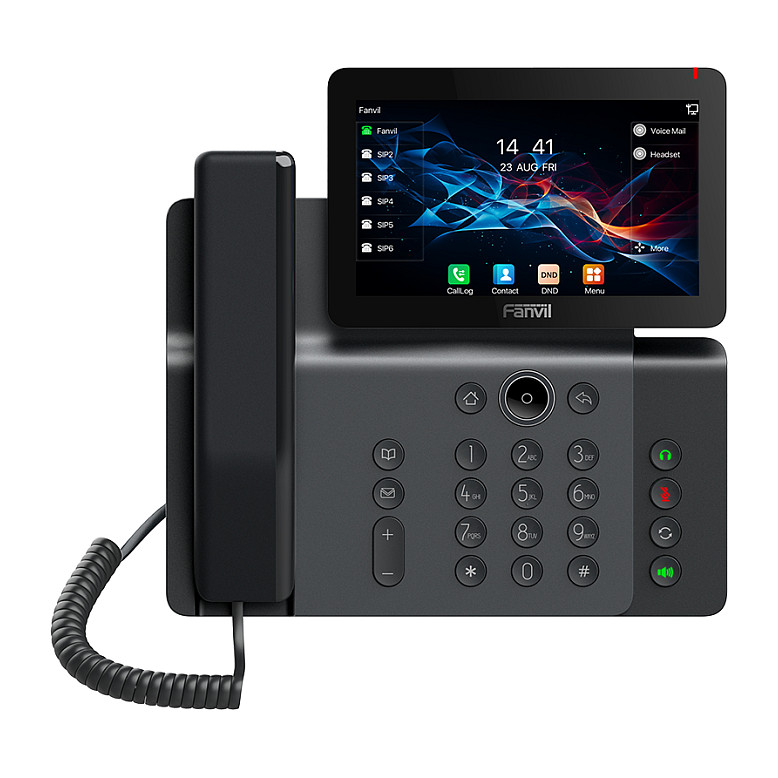 Telefon IP Fanvil V66 me SIP / PoE / Gigabit / WiFi / Bluetooth - Zezë