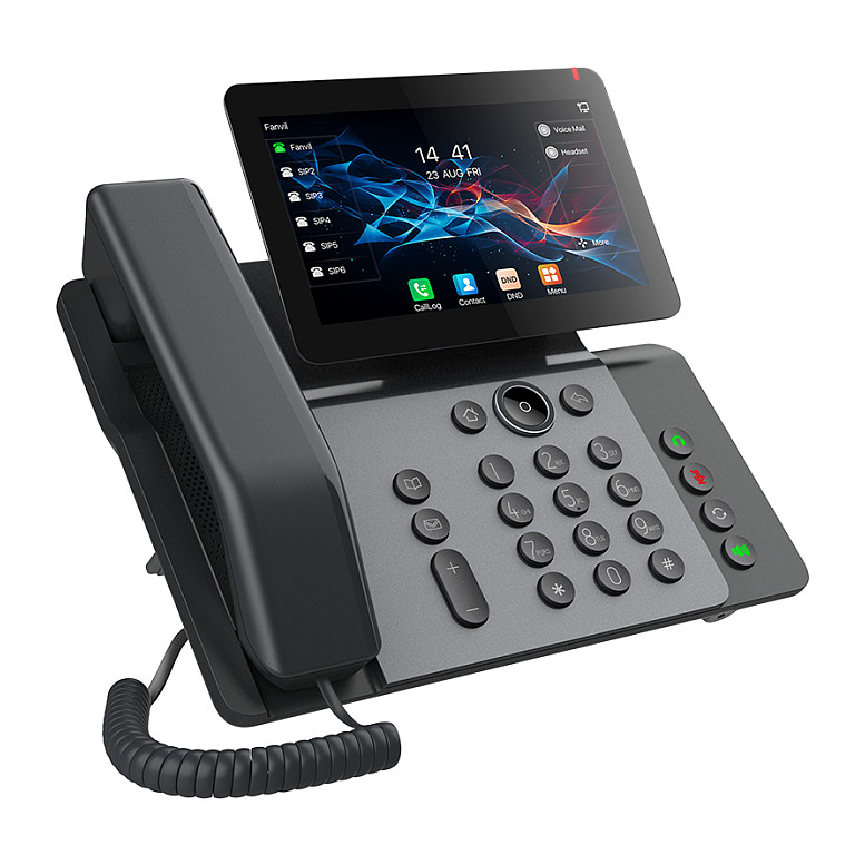 Telefon IP Fanvil V66 me SIP / PoE / Gigabit / WiFi / Bluetooth - Zezë - Figura 2
