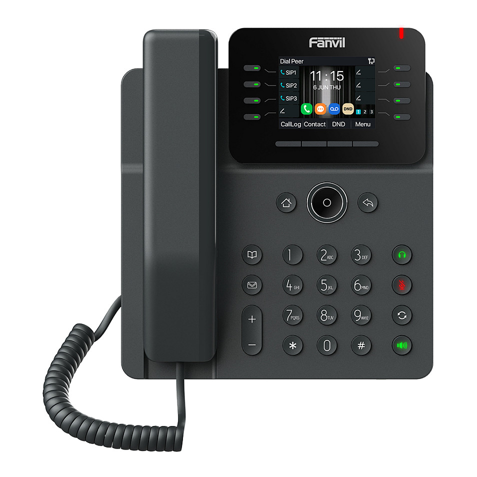 Telefon Fanvil V62W / SIP / PoE / Gigabit / USB - Zezë - Figura 3