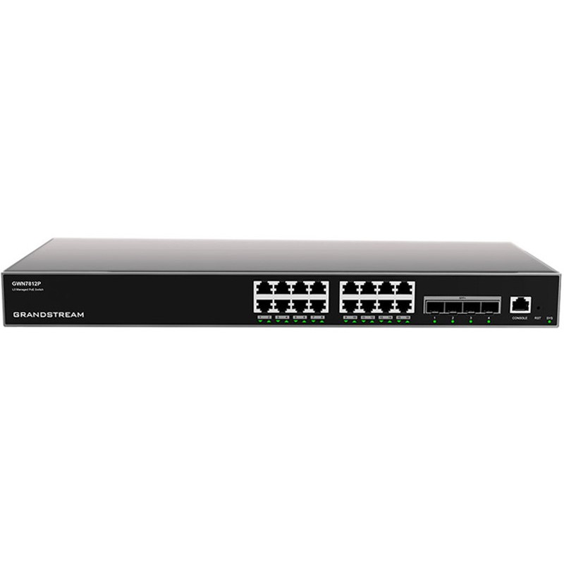 Grandstream GWN7821P Managed Layer 3 8-Port 2.5G PoE++ Switch me 2x 10G SFP+ Uplink 240W Enterprise