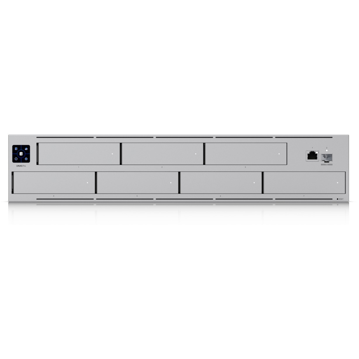 NAS Ubiquiti UNAS‑Pro / 7‑Bay / 7x 2.5/3.5 HDD‑SSD / 1x GbE / 1x SFP+ - Figura 2