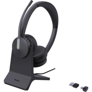 Kufje pa kabllo Yealink BH70 Dual Bluetooth Headset with Charging Stand for Microsoft Teams USB-C/A – Zezë