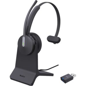 Kufje pa kabllo Yealink WH64 Hybrid Mono DECT with Charging Stand for MS / USB C– Zezë 4