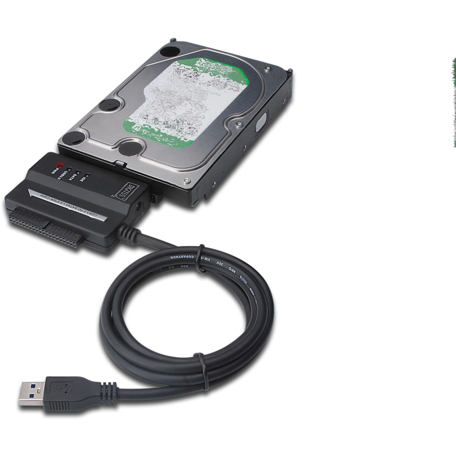 Aksesorë për disqe DIGITUS HDD Adapter Cable USB 3.0 → SATA II + 3.5" IDE - Figura 3