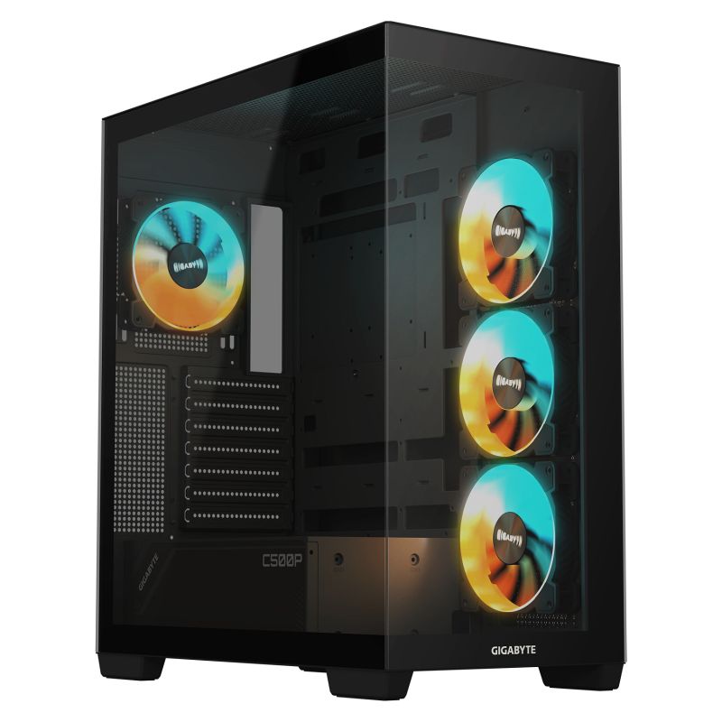 Kasë Midi Tower GIGABYTE GB-C500P ST RGB – Zezë