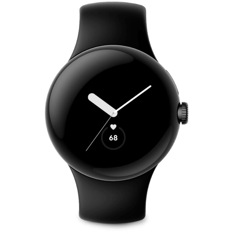 Orë e mençur Google Pixel Watch matte black stainless steel 41mm obsidian active band DE