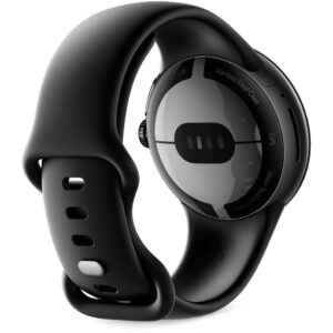 Orë e mençur Google Pixel Watch matte black stainless steel 41mm obsidian active band DE