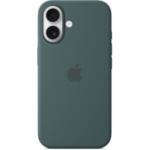 Mbrojtëse APPLE iPhone16 Silicone me MagSafe - Lake Green