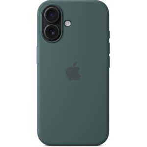 Mbrojtëse APPLE iPhone16 Silicone me MagSafe - Lake Green