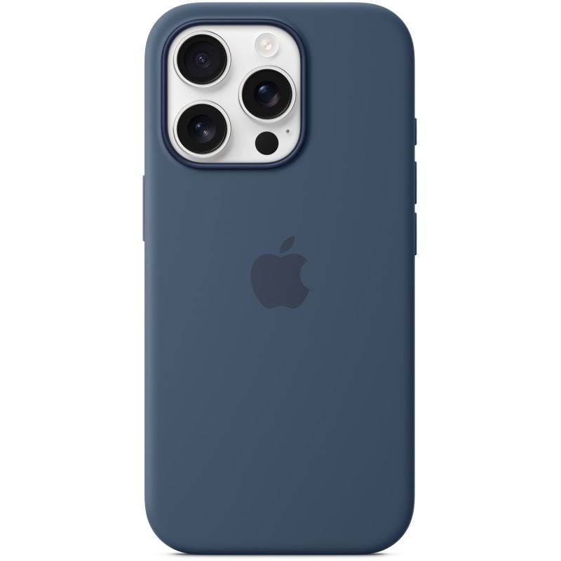 Aksesorë Apple iPhone 16 Pro Silicone Case with MagSafe – Denim - Figura 3