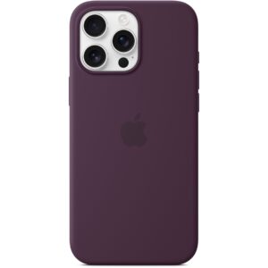 Mbrojtëse APPLE iPhone16 Pro Max Silicone me MagSafe - Plum